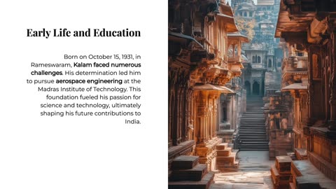 Dr. A.P.J. Abdul Kalam: Visionary Leader and Architect of India's Future