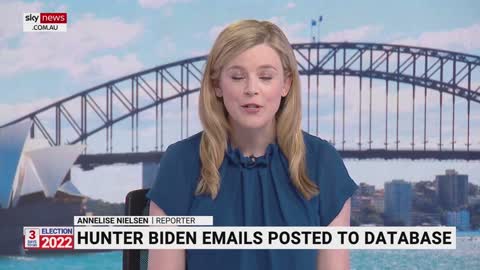 Cache of emails from president’s son goes online | Sky News Australia
