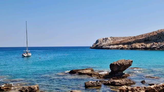 Beautiful day at a Greek Beach.