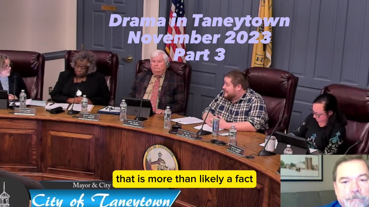 Drama in Taneytown - Part 3 - November 2023