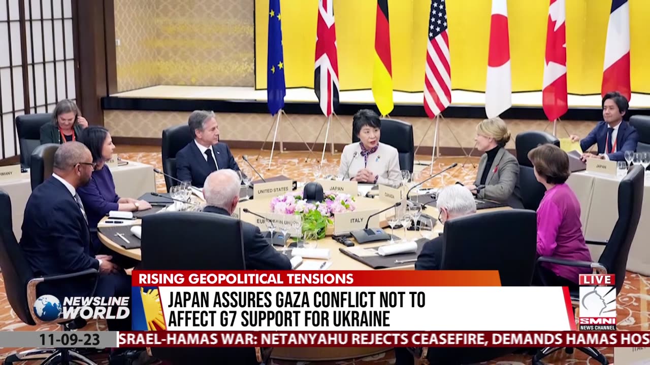 Japan assures Gaza conflict not to affect G7 support for Ukraine
