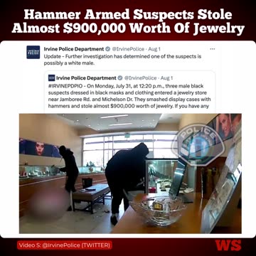 Nearly one million worth of jewelry stolen