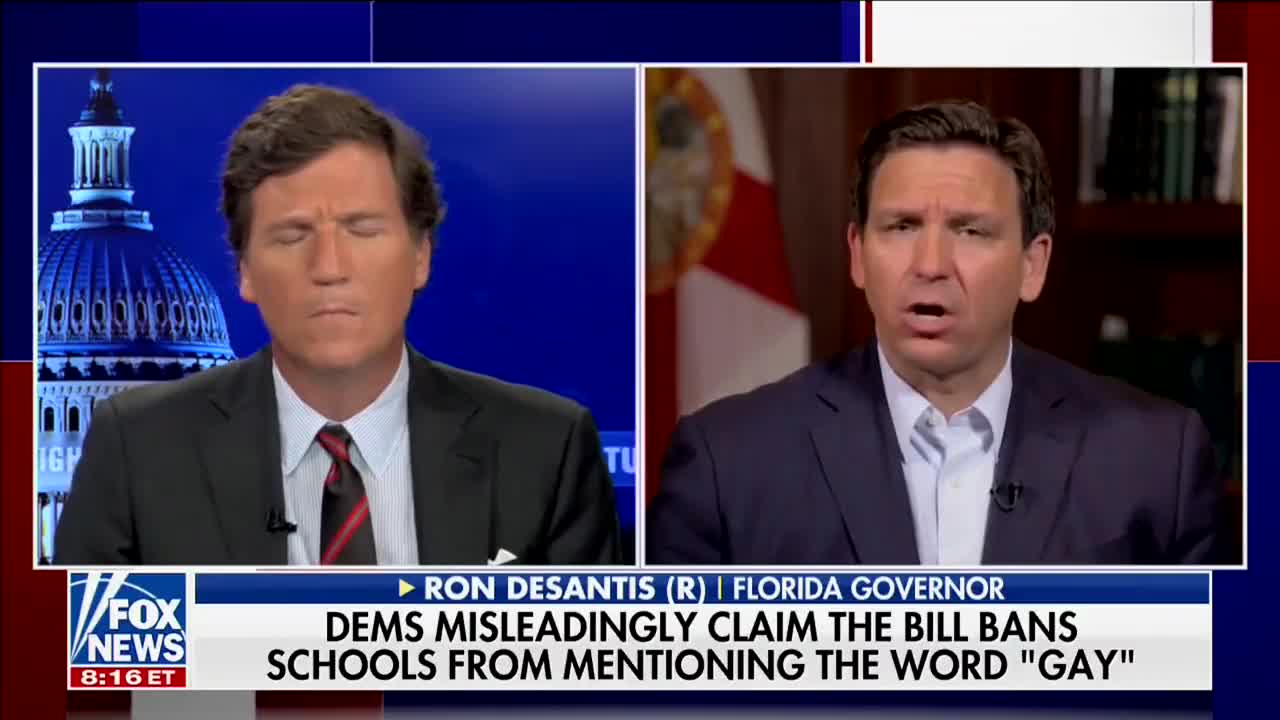 Gov Ron DeSantis responds to Disney's Groomer Comments