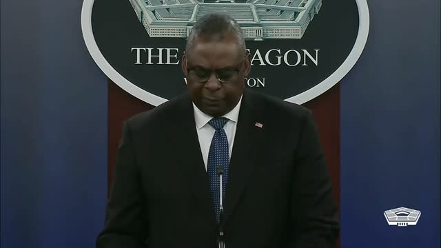 Lloyd Austin Holds Briefing on National Defense Strategy Oct. 27, 2022