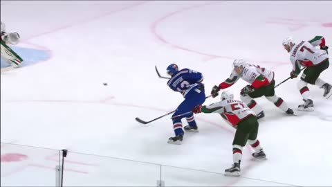 Brilliant Pavel Datsyuk goal from Ilya Kovalchuck to tie the game!