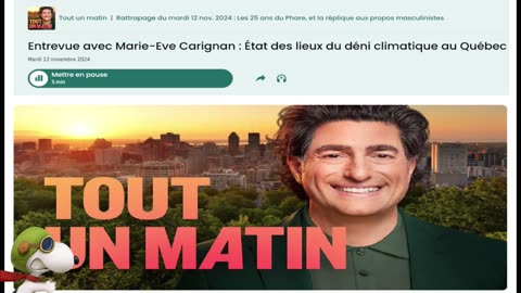 Entrevue avec Marie-Eve Carignan : État des lieux du déni climatique au Québec