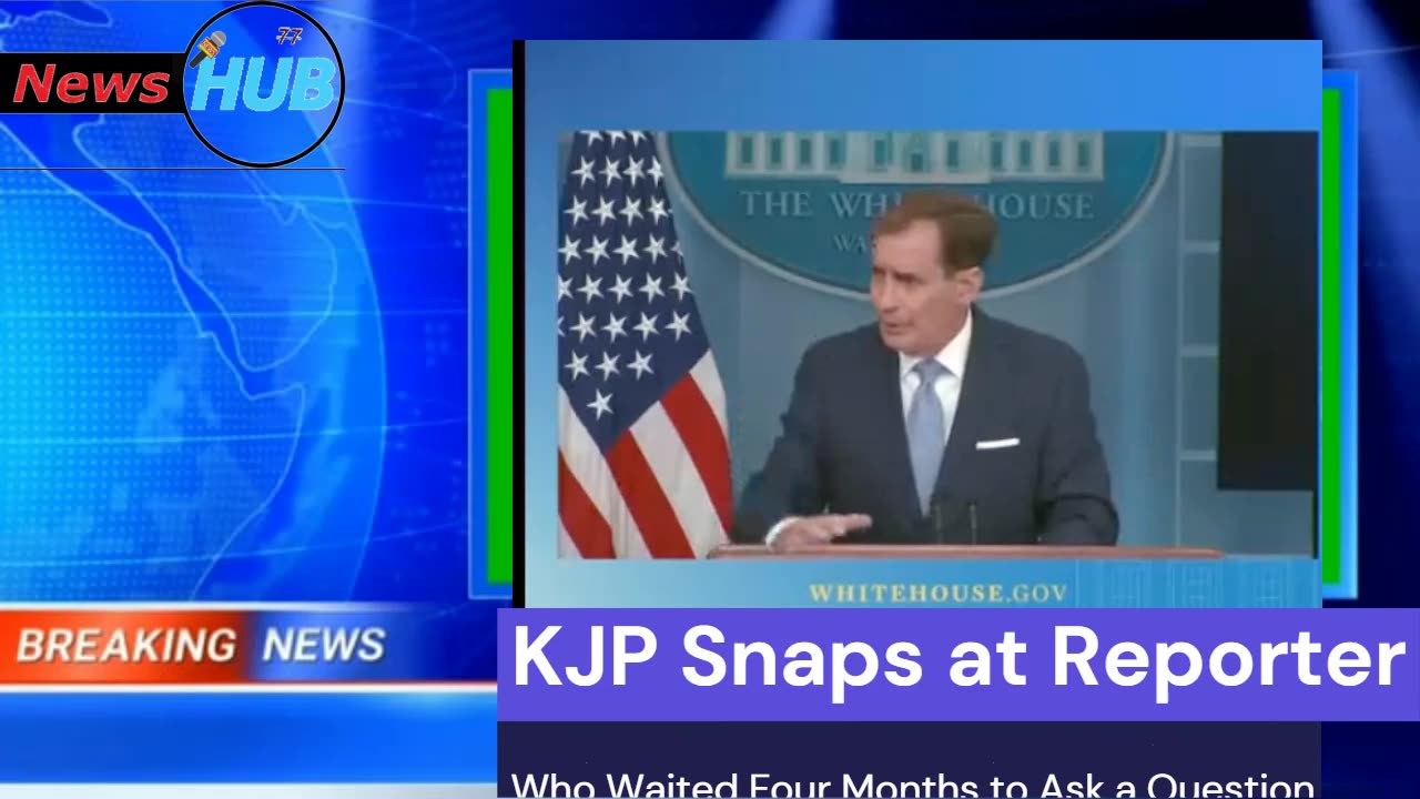 KJP Snaps at Reporter Who Waited Four Months to Ask a Question