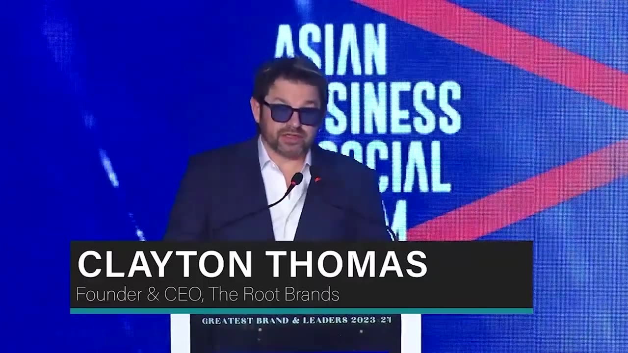 Clayton Thomas' Keynote Speech at the 22nd Edition of Asian Business & Social Forum