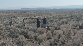 Off Grid Sandbag/earthbag shed progress, course 2