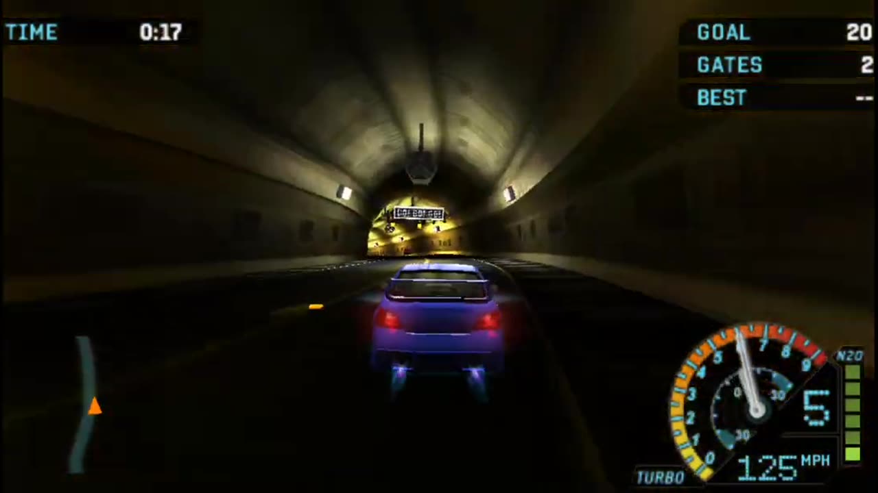 NFS Underground Rivals - Nitrous Run Event 10 Bronze Difficulty 2nd Try(PPSSP HD)