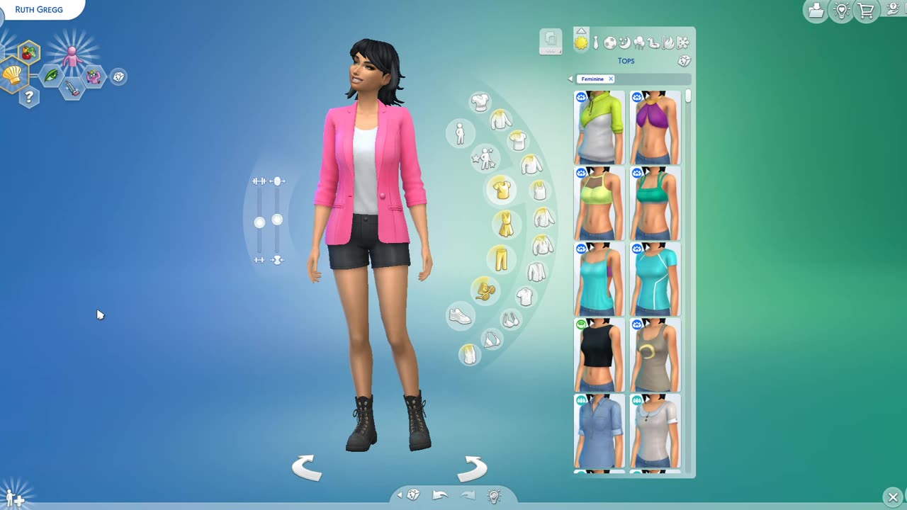 The Sims 4 CAS Create A Sim A Day