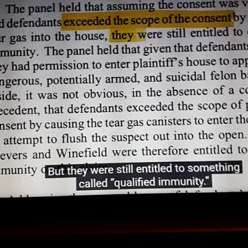 What is qualified immunity?