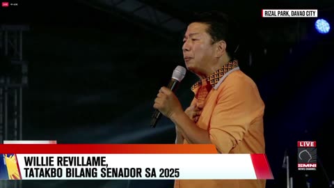 Willie Revillame, tatakbo bilang senador sa 2025