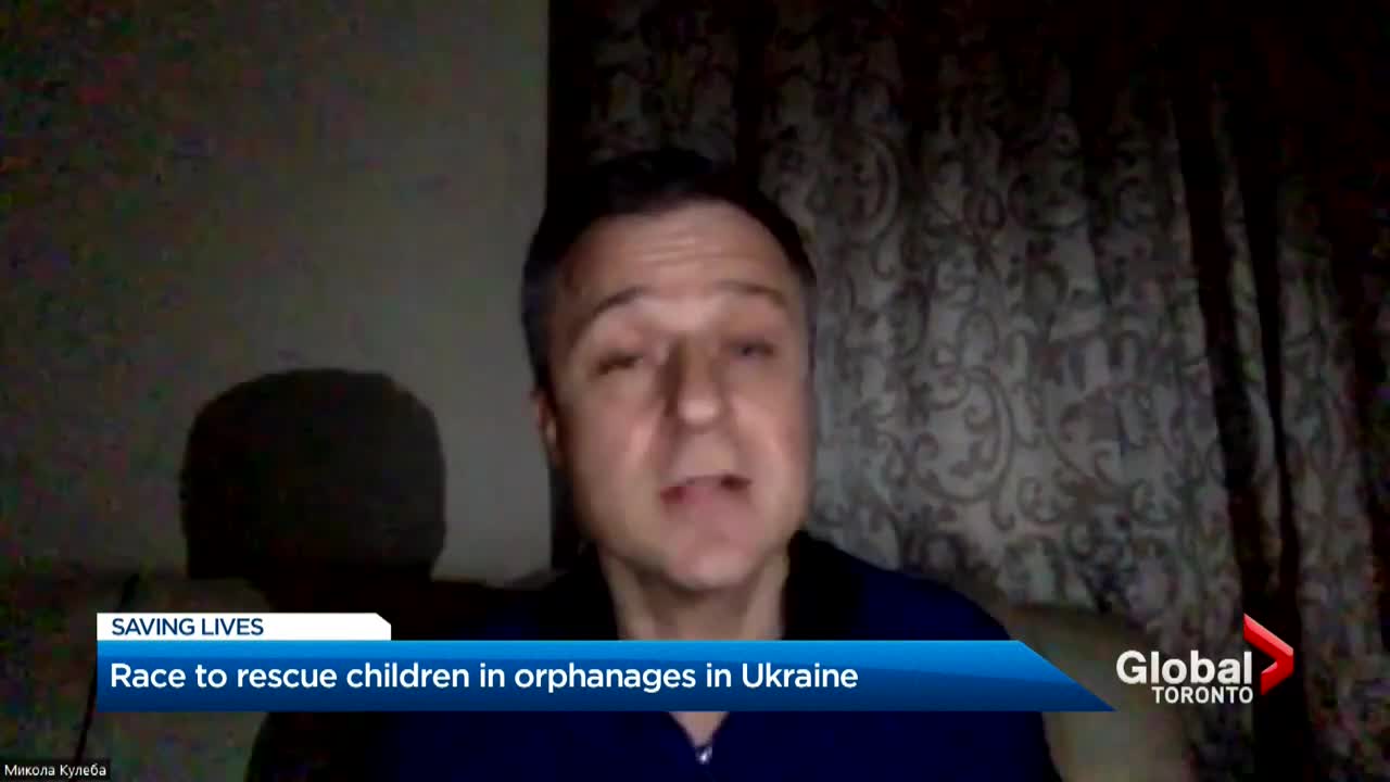 Race to rescue children in orphanages in Ukraine