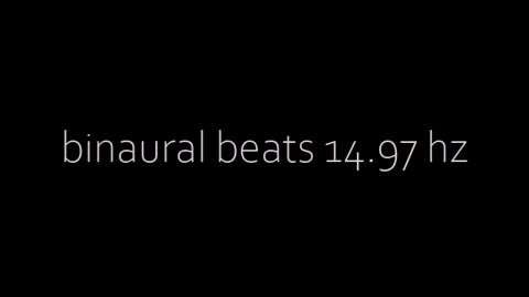 binaural beats 14.97 hz