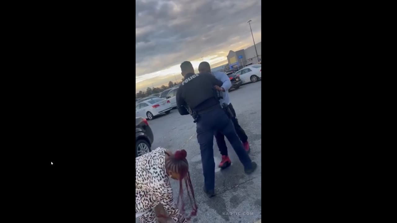 Lone cop gets into a fight with a person suspected of having warrants