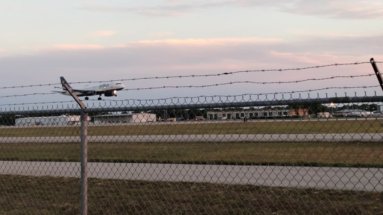 Sunset at Sarasota Airport