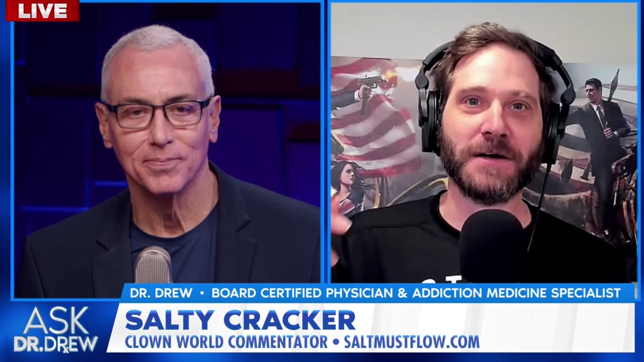 Dr Drew With Salty Crackers: What Stuff Have They Pumped In to Biden To Prep Him For Debate?