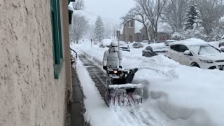 Stormtrooper Snow Blowing