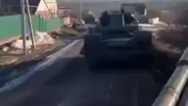 The moment Russian tanks entered the Ukrainian territory.