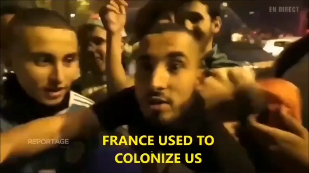 Thanks to the Rothschilds and Jewish NGOs Muslims brag about colonizing France..