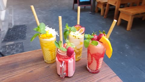 New fruit smoothies