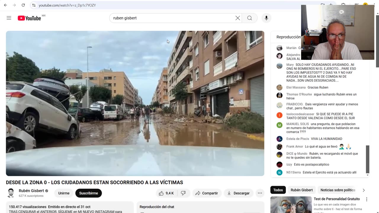 Emergencia enj Valencia España