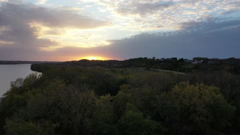 Sunset River View