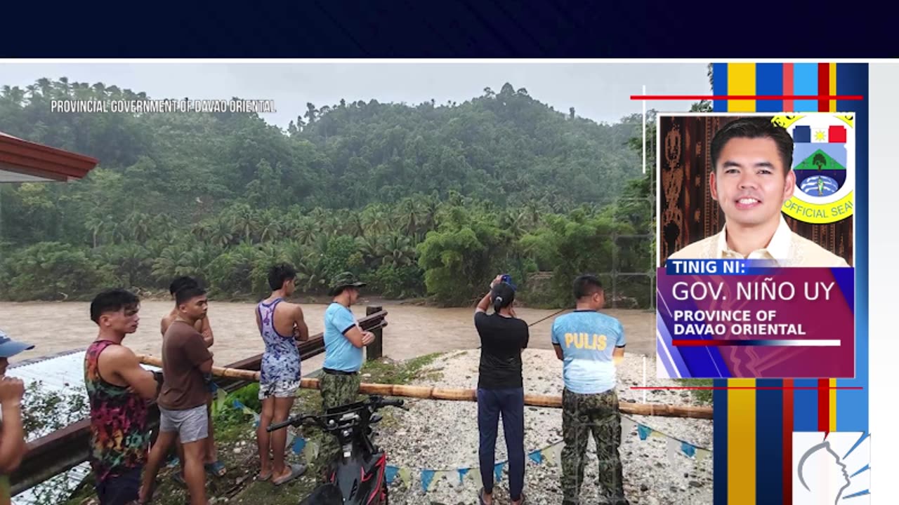 Ilang lugar sa Davao Oriental, labis na naapektuhan ng Bagyong Kabayan —Gov.Niño Uy