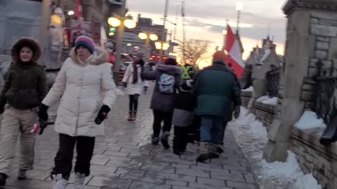 Ottawa protest February 1, 2022 raw video #23