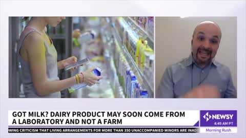 Genetic engineering milk crazy stuff. some milk products now on the market, Lab-Made Milk