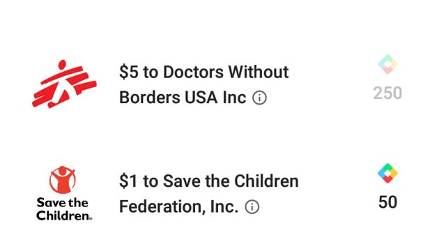 Me donating to save the children