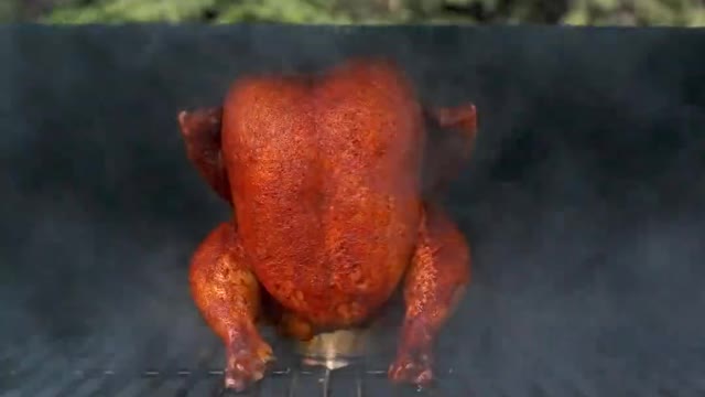 Cooking chicken whole chicken bbg grill