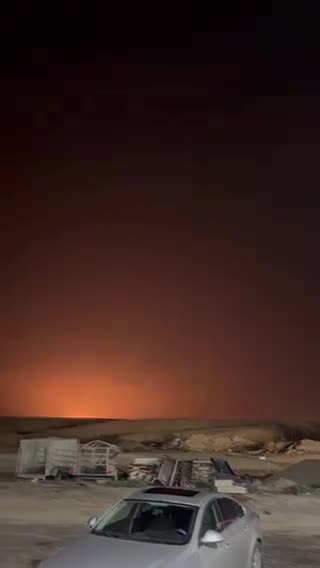 Clash Report - Clear impacts on Israel during Iranian attack, likely in Negev.