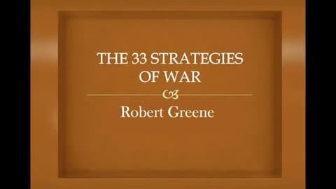 The 33 strategies of war