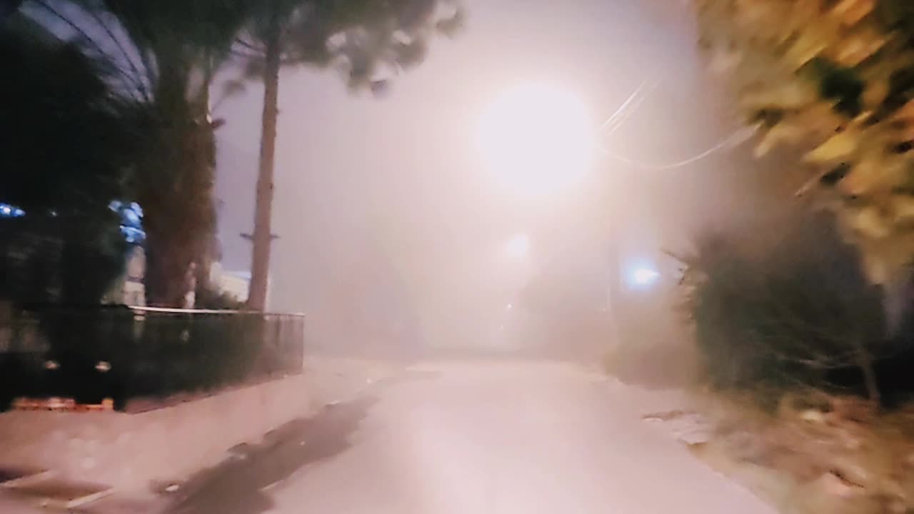 FOGGY NIGHT IN PWD AS THE MONTH OFJANUARY IS COMING TO AN END