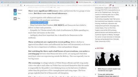 DC Echo Chamber Confused Why Commoners Don't Think Everything is GREAT?!