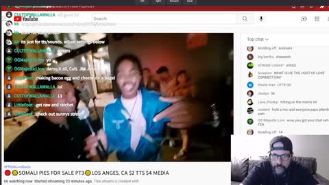 Geezer Watching Live IRL Streams on Youtube 5/22
