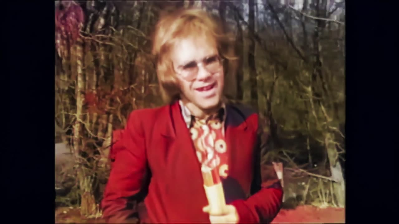 Elton John Your Song 1970 Original Video colorized remastered 4k