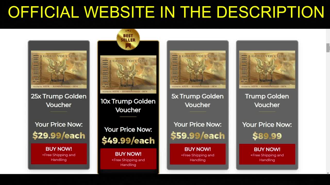 Trump Golden Voucher