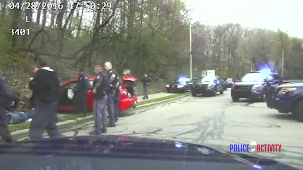 Dashcam Shows Police Chase Of Shooting Suspect Ends In Crash #1