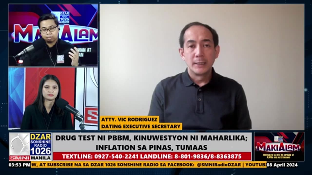 FULL INTERVIEW | Dating ES Atty. Vic Rodriquez, hinamong magpa-drug test si PBBM