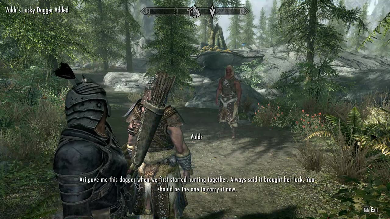 Skyrim Special Edition locate vladr hunting party