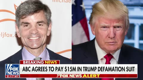 ABC News to pay TRUMP $15M in defamation case settlement