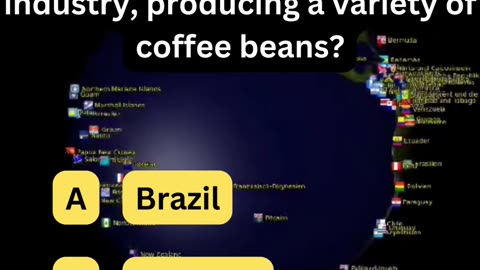 Which country is the biggest contributor to the global coffee industry?