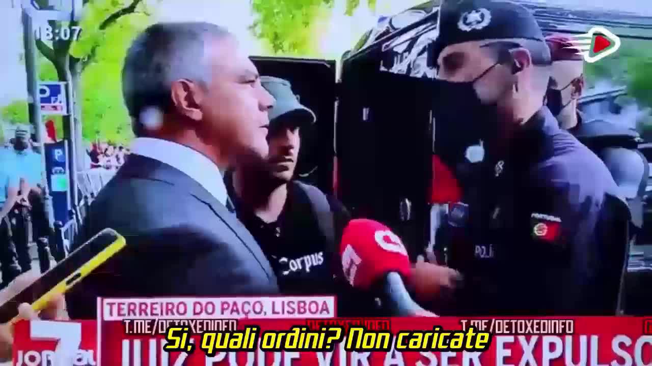 Magistrato portoghese contro le cariche della polizia