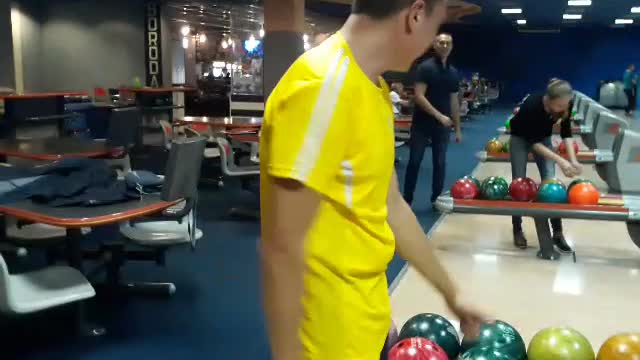 Bowling. Have fun :)) beat the strike!