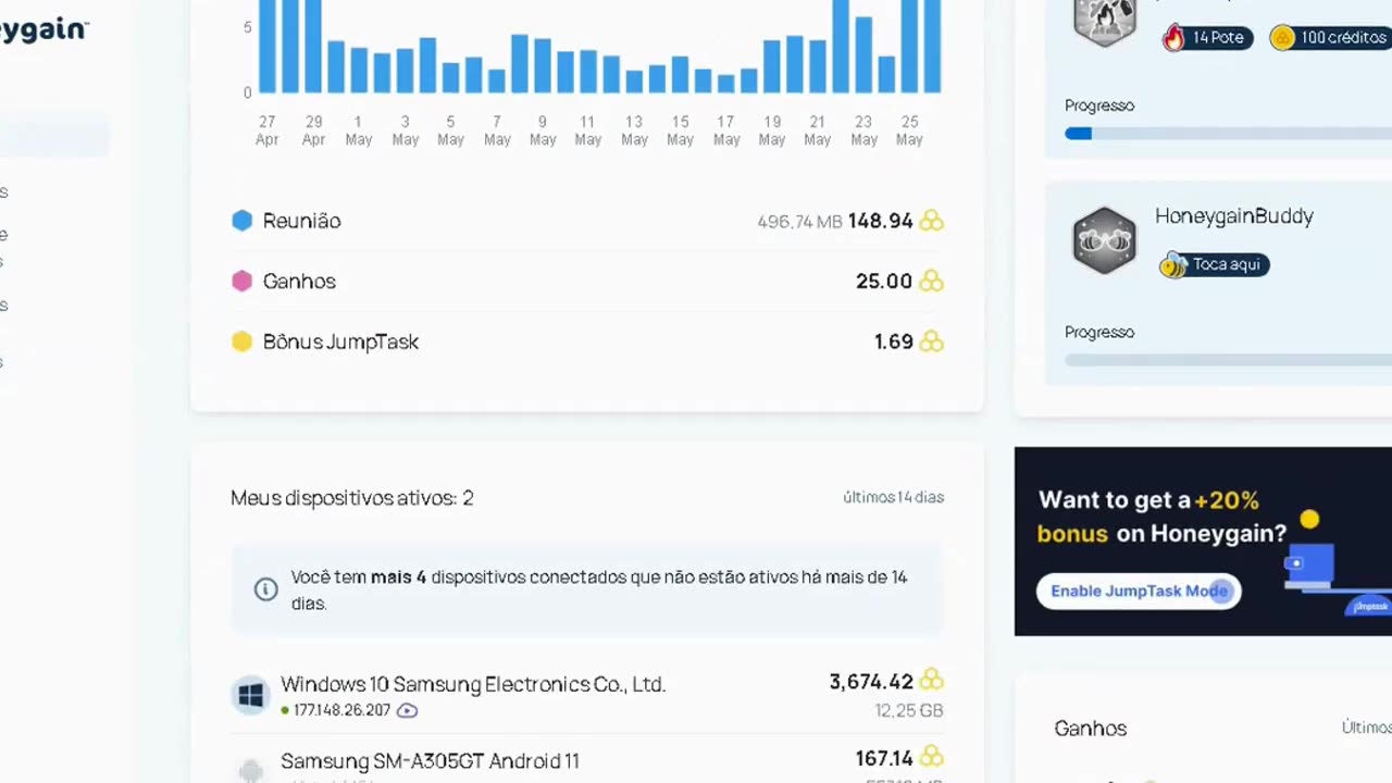 HONEYGAIN MAXIMIZE SUA RENDA PASSIVA Como Ganhar 🤑Dinheiro 🤑 com o honeygain