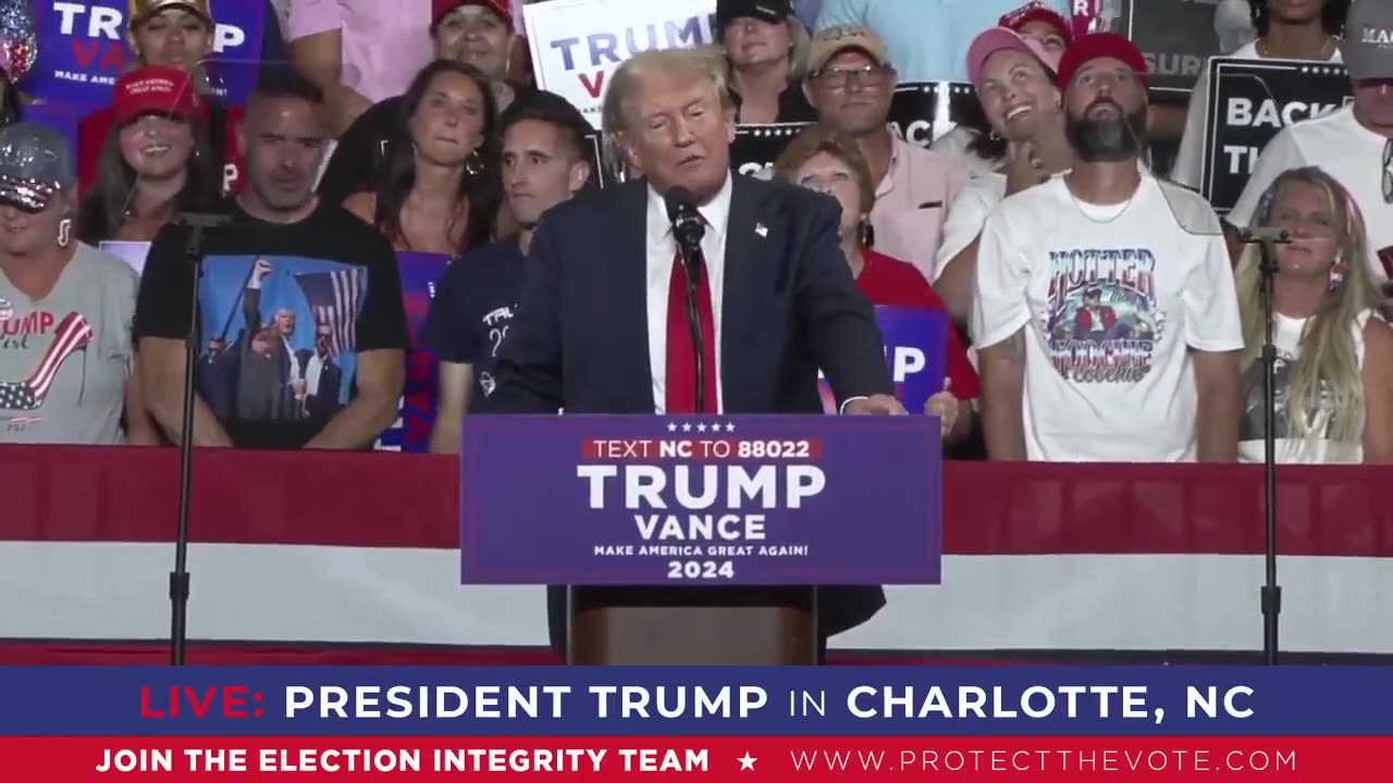 Trump Takes The Stage For First Rally Since Biden's Exit: 'Worst President In History'