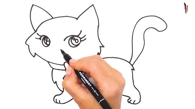 Simple drawing technique.